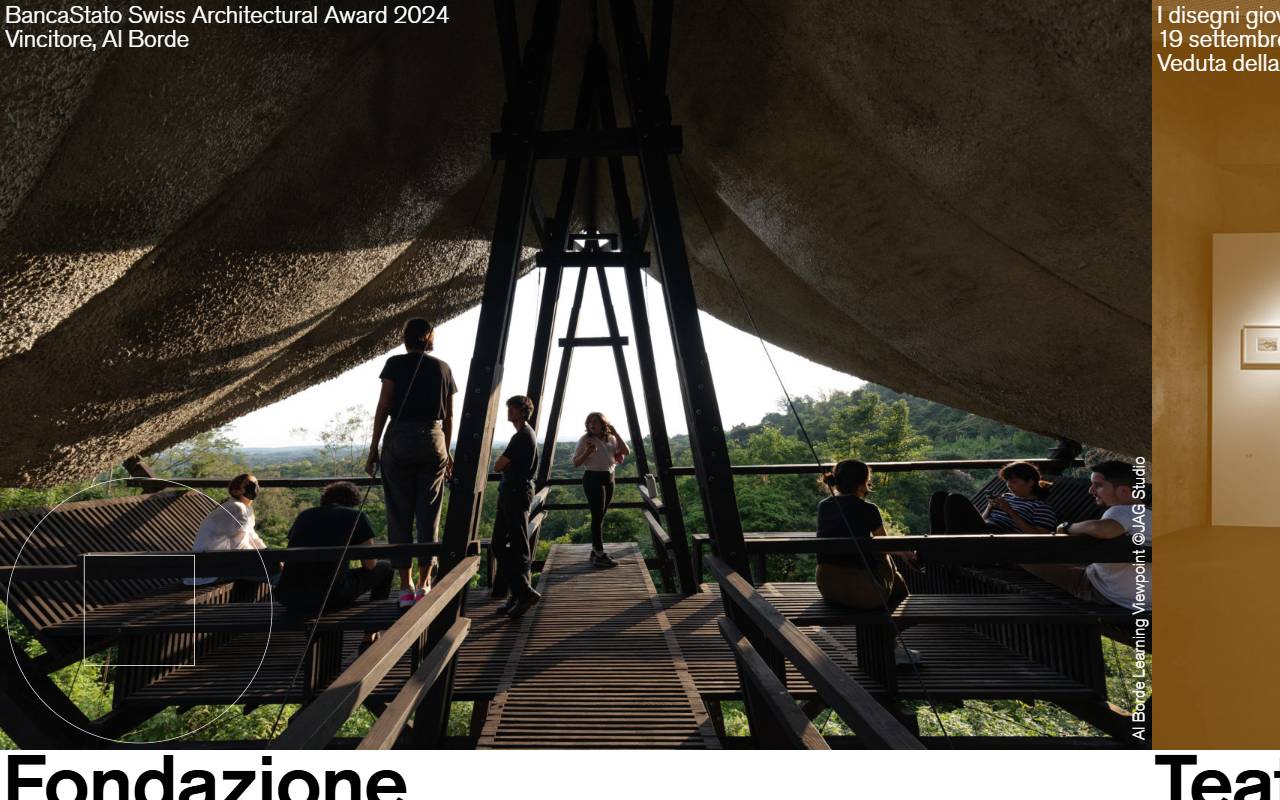 Anteprima del sito: Fondazione Teatro dell'architettura