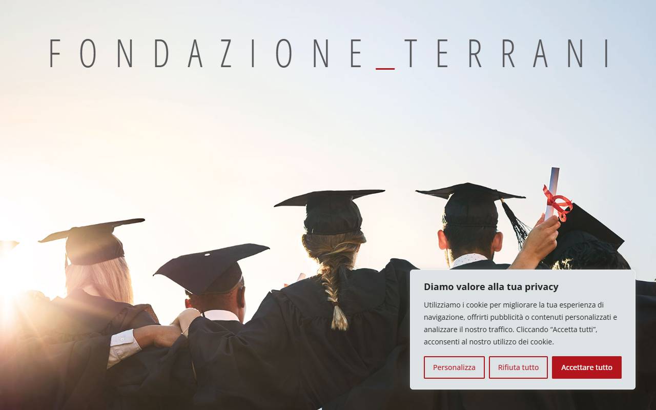 Anteprima del sito: Fondazione Francesco ed Erica Terrani