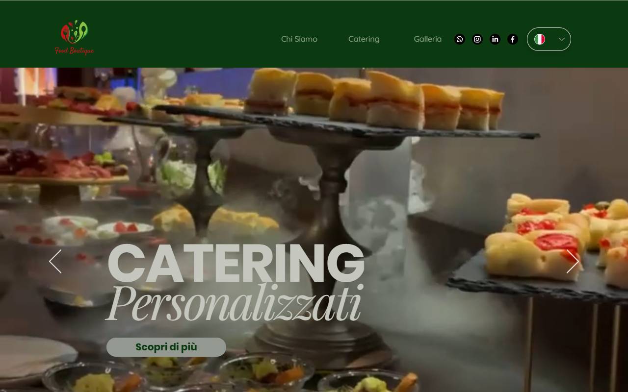 Anteprima del sito: Food Boutique da Trotta SNC