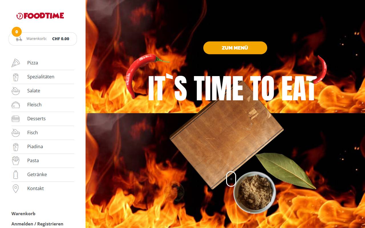 Anteprima del sito: FOOD TIME SA