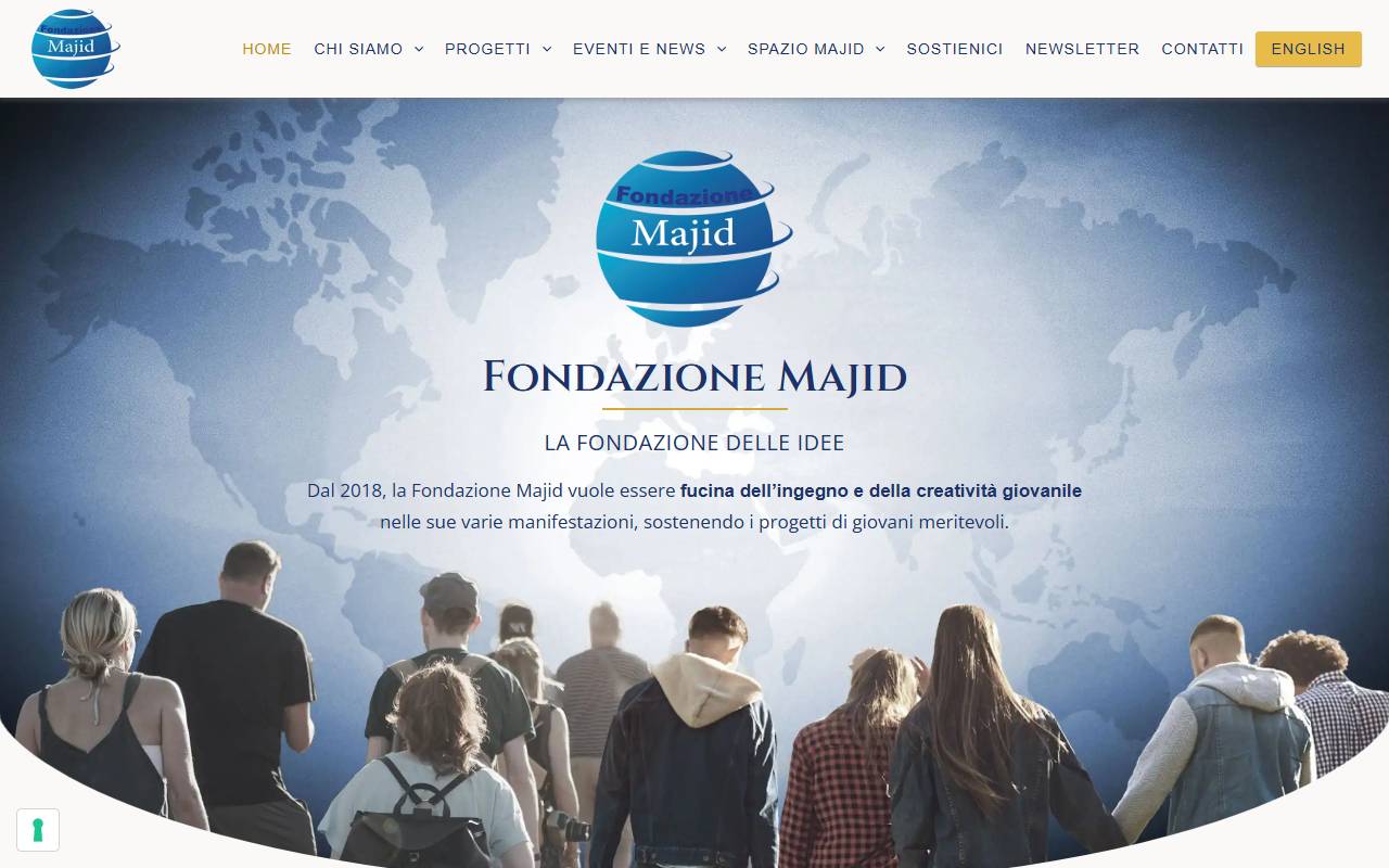 Anteprima del sito: Fondazione Majid