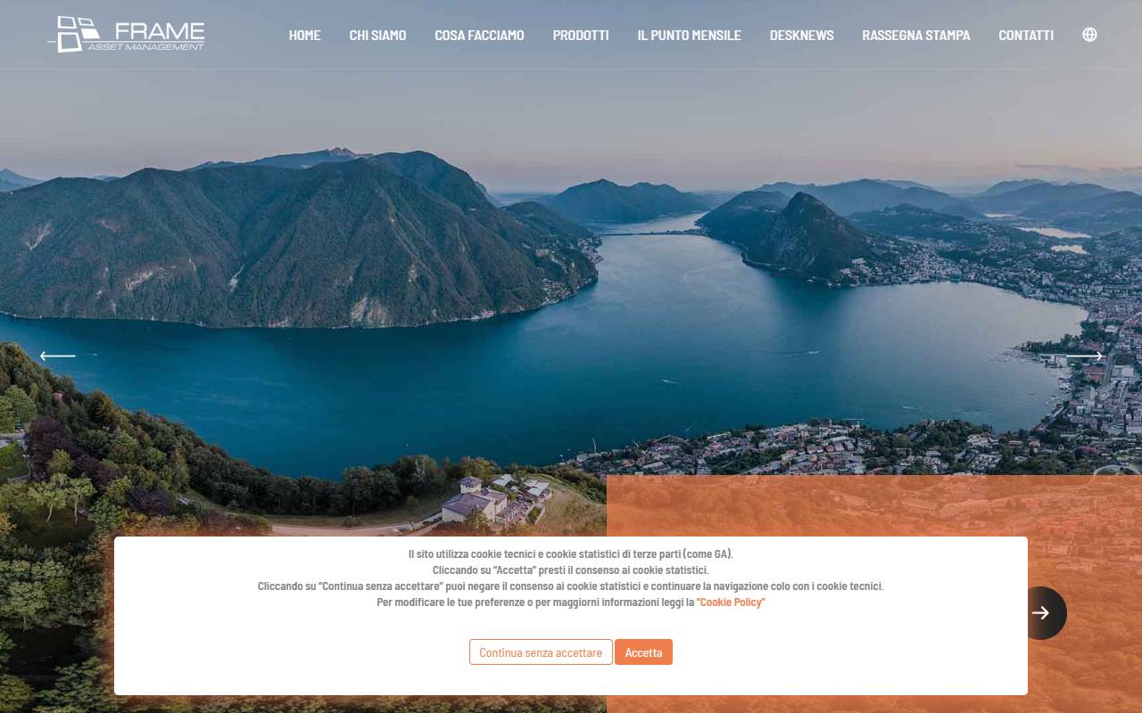 Anteprima del sito: FRAME ASSET MANAGEMENT SA