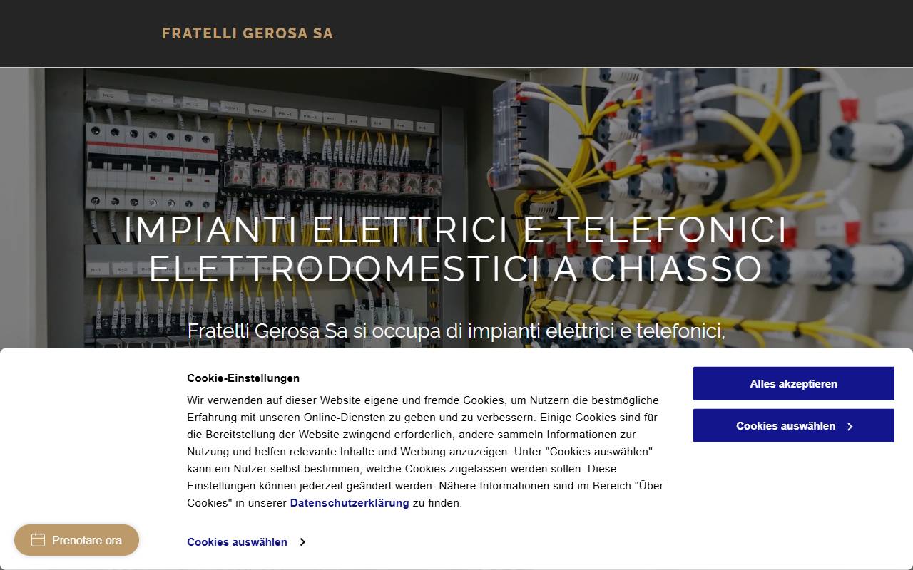 Anteprima del sito: FRATELLI GEROSA SA