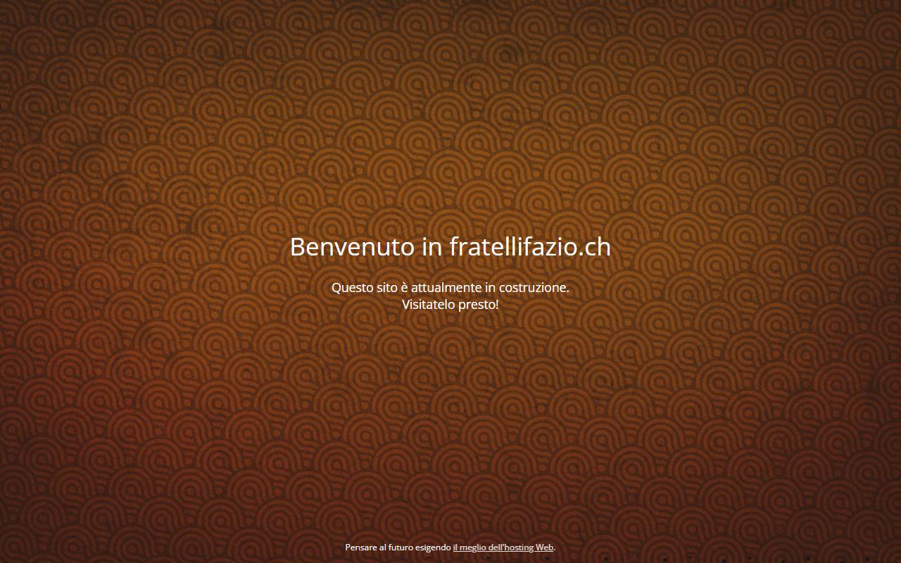 Anteprima del sito: Fratelli Fazio Sagl