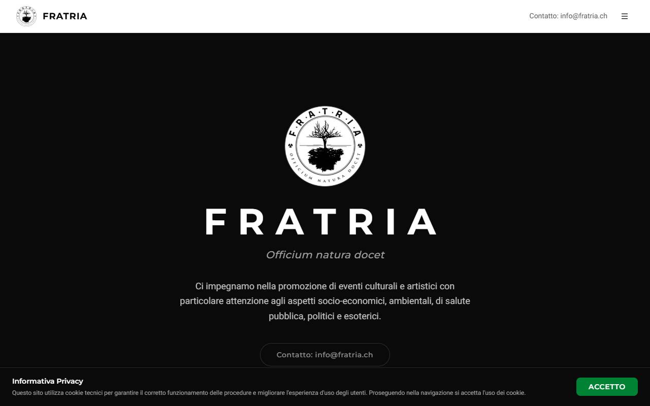 Anteprima del sito: FRATRIA