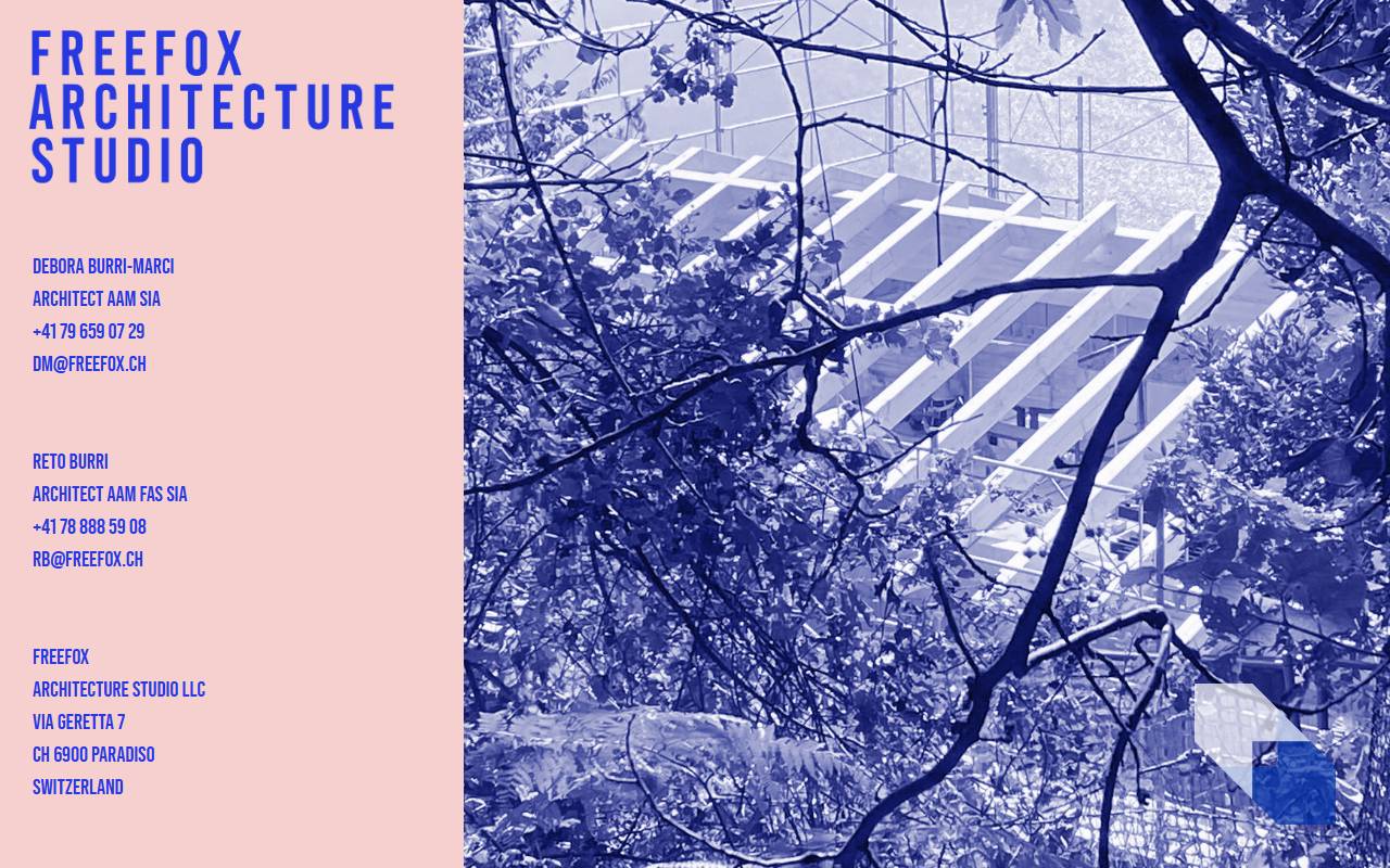Anteprima del sito: Freefox Architecture Studio Sagl