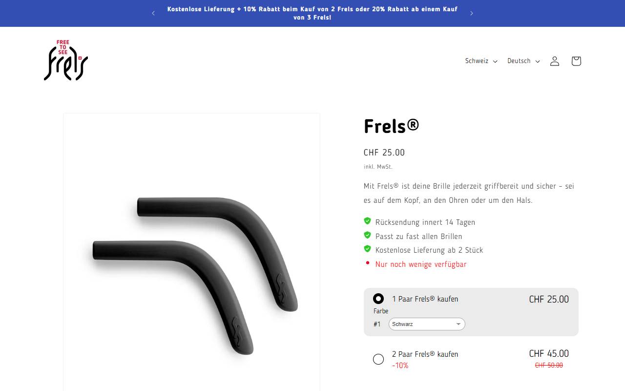 Anteprima del sito: Frel Solutions Sagl
