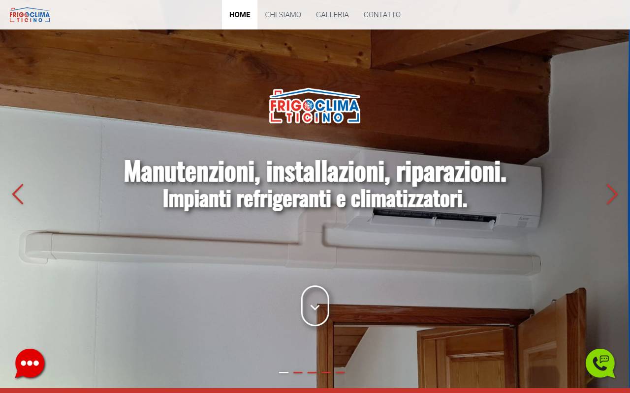 Anteprima del sito: Frigoclima Ticino Sagl