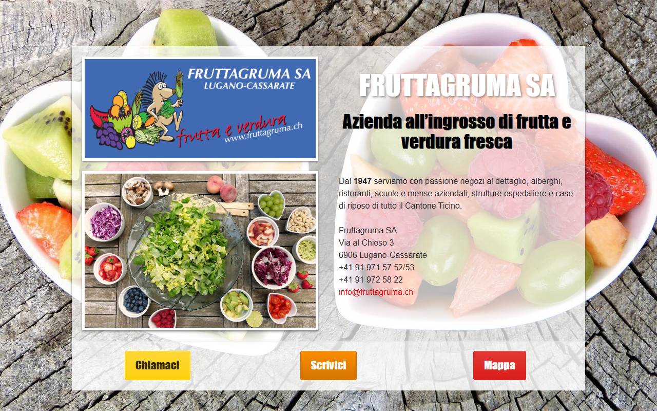 Anteprima del sito: Fruttagruma SA