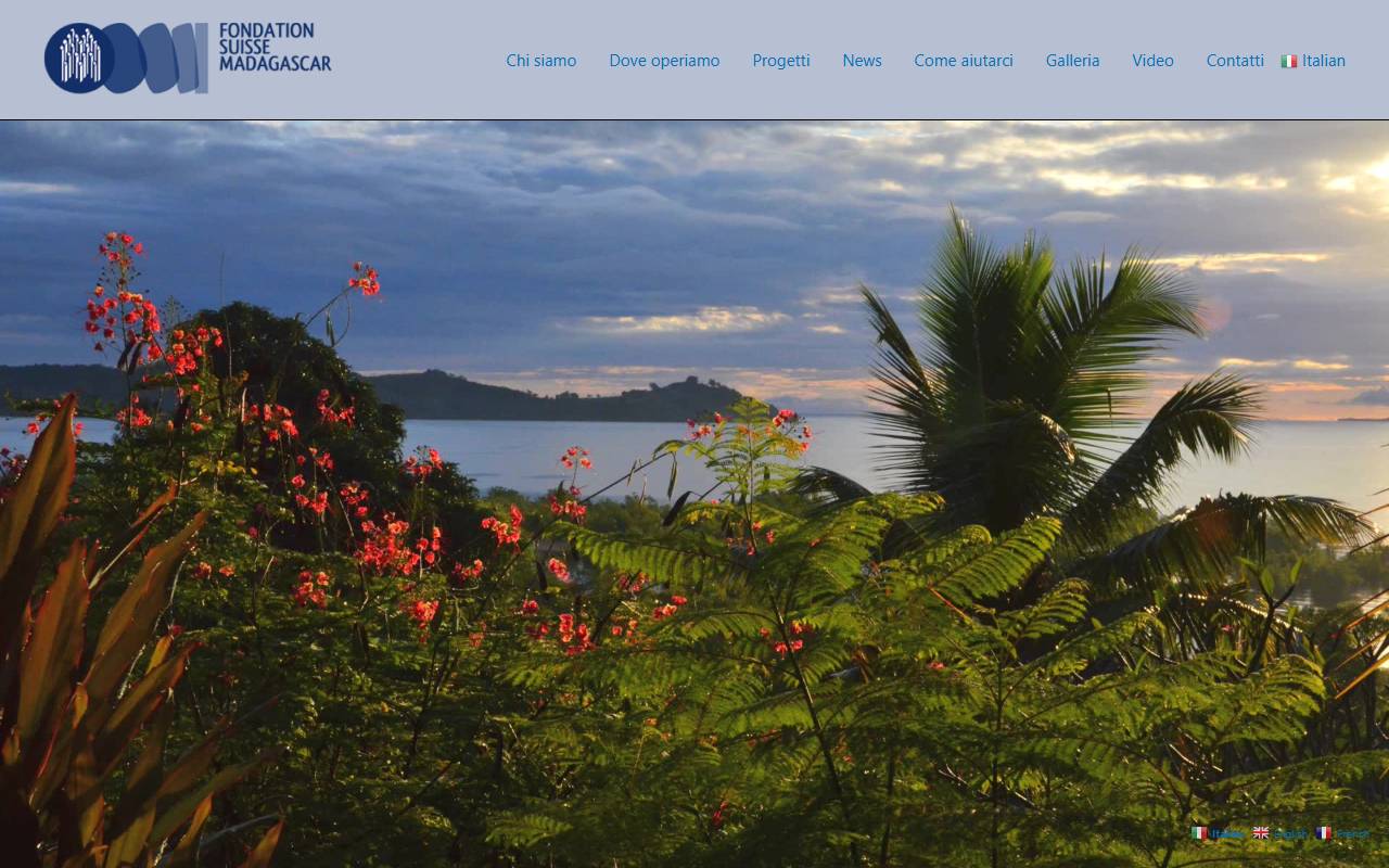 Anteprima del sito: Fondazione Svizzera Madagascar (F.S.M.)