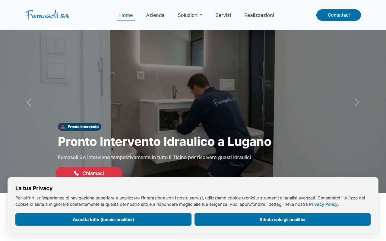 Anteprima del sito: FUMASOLI SA