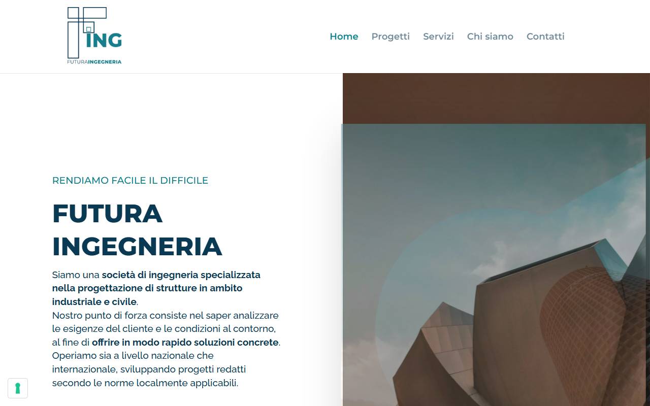 Anteprima del sito: Futura Ingegneria SA