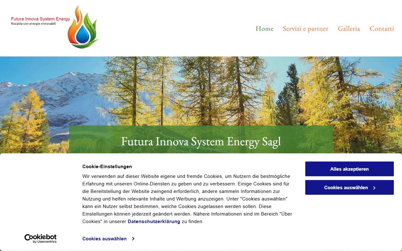 Anteprima del sito: Futura Innova System Energy Sagl