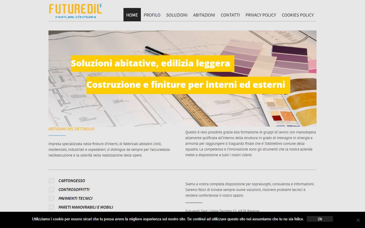 Anteprima del sito: FUTUREDIL Sagl