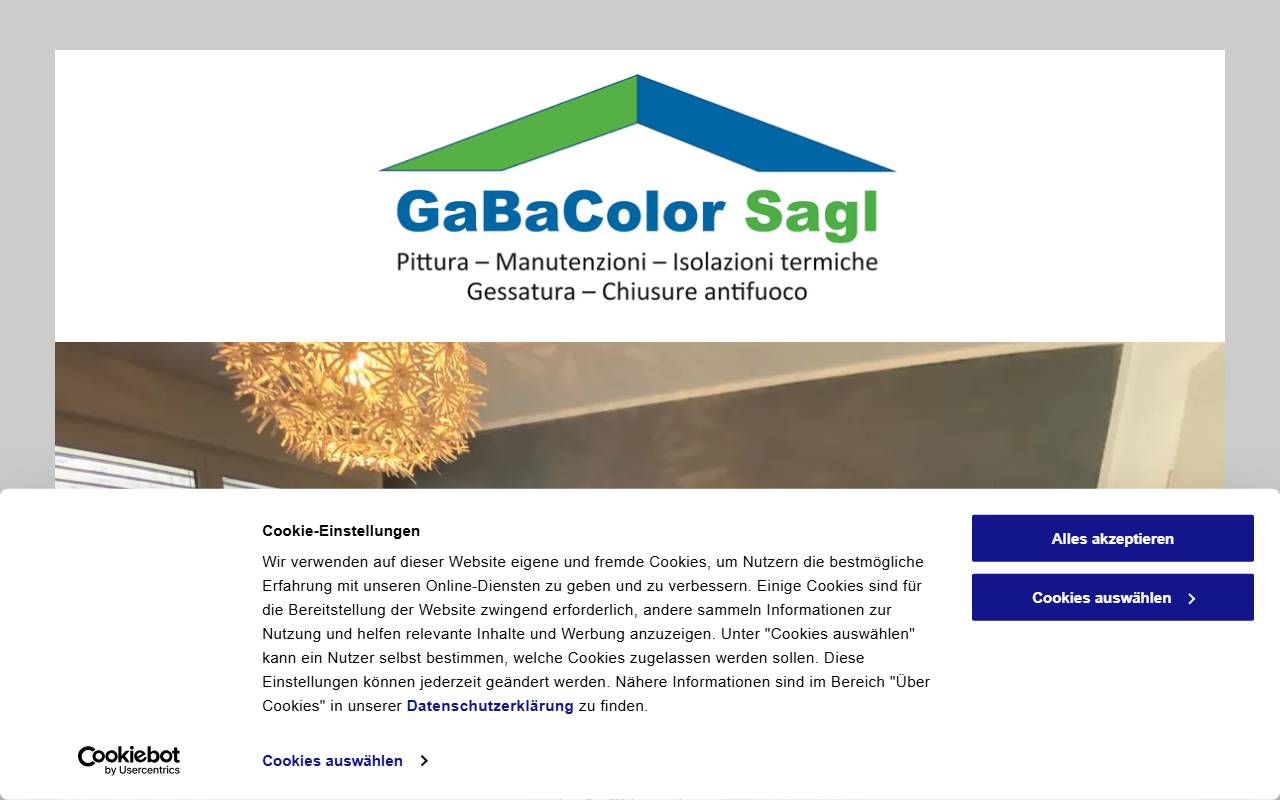 Anteprima del sito: GaBaColor Sagl