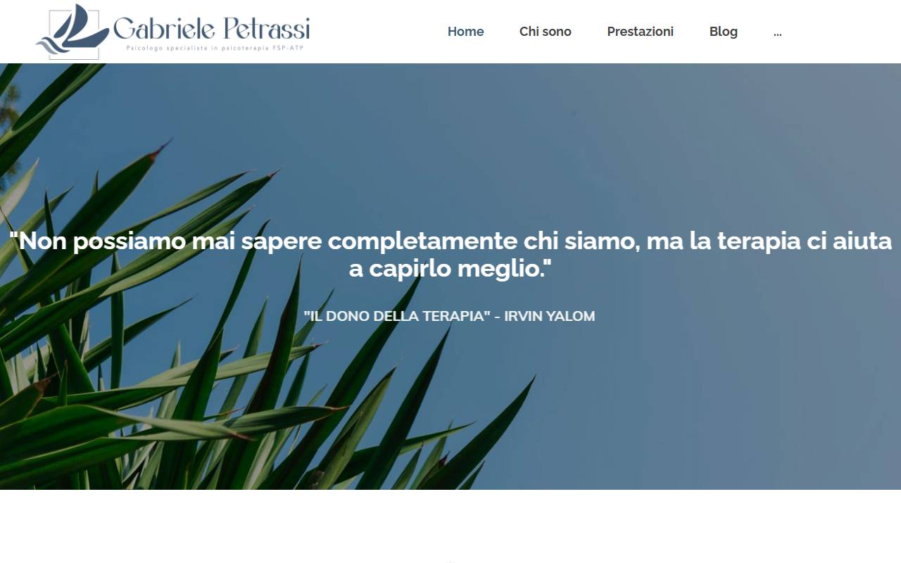 Anteprima del sito: Studio Petrassi - Psicoterapia sistemica e sessuologia