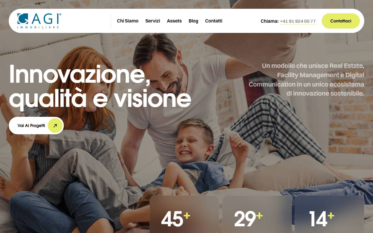 Anteprima del sito: GAGI SA