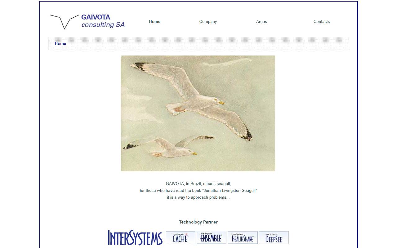 Anteprima del sito: Gaivota Consulting SA
