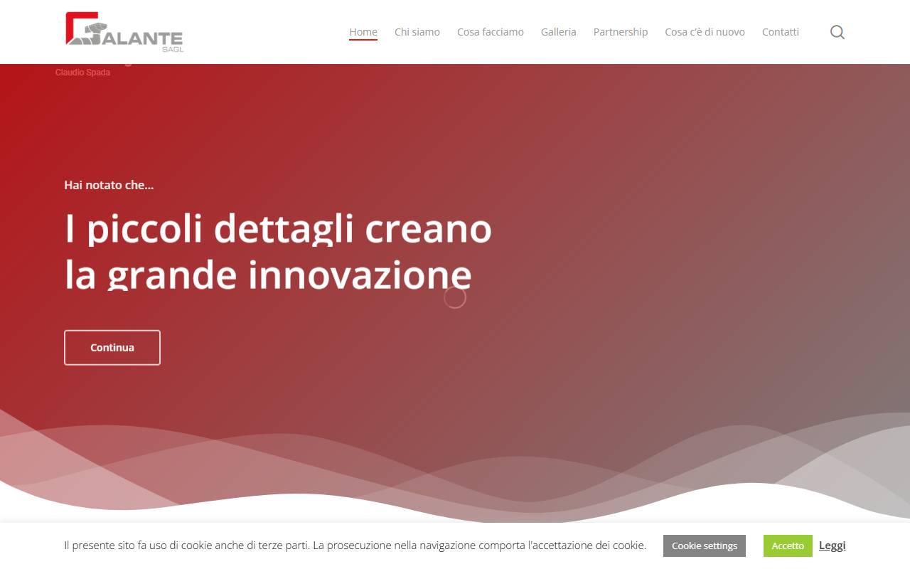 Anteprima del sito: Galante Sagl