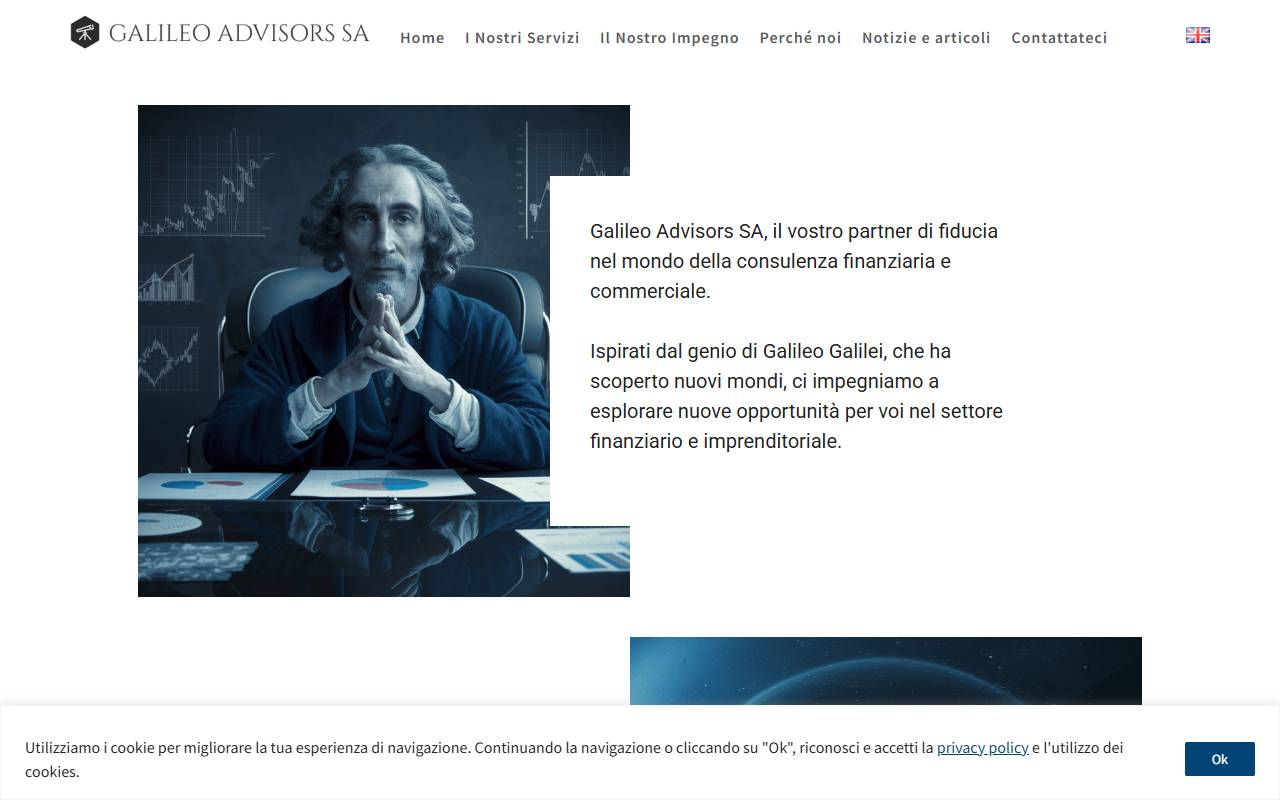 Anteprima del sito: Gali Leo Advisors SA
