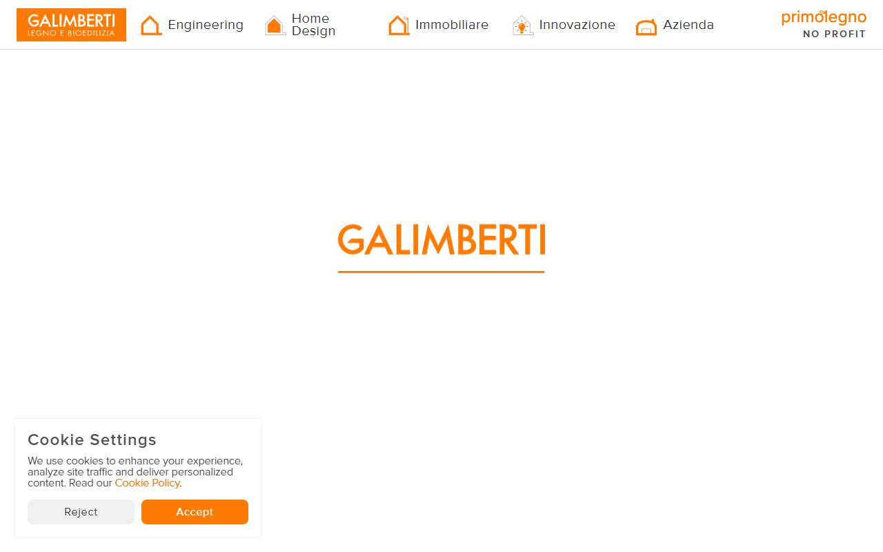 Anteprima del sito: GALIMBERTI LEGNO E BIOEDILIZIA SA