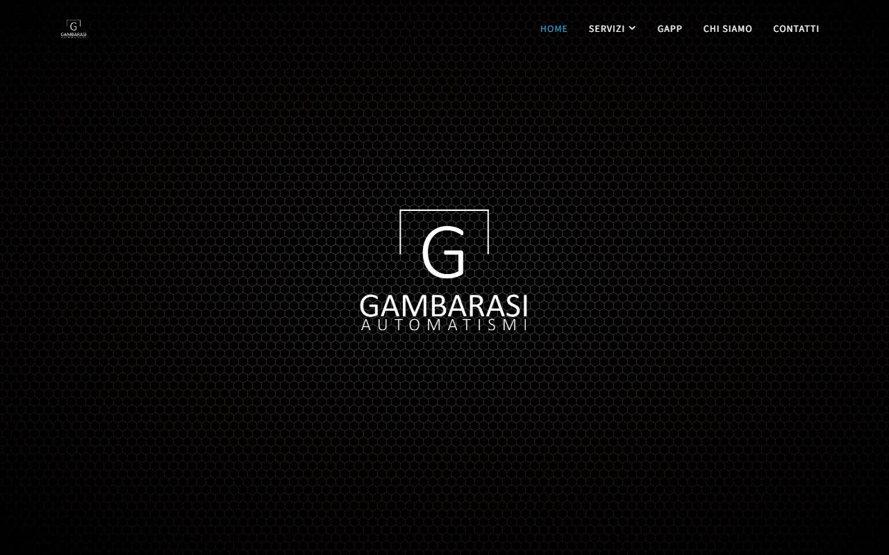 Anteprima del sito: Gambarasi Automatismi Sagl