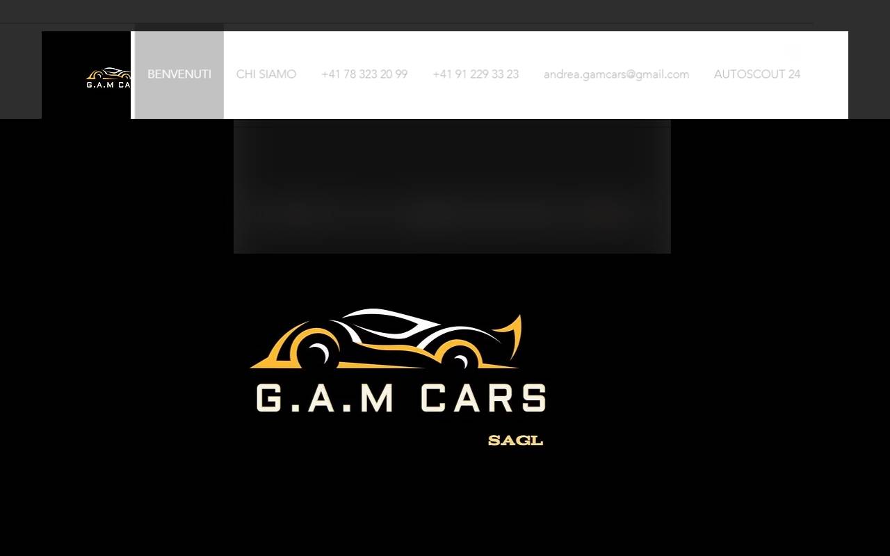 Anteprima del sito: G.A.M. CARS Sagl