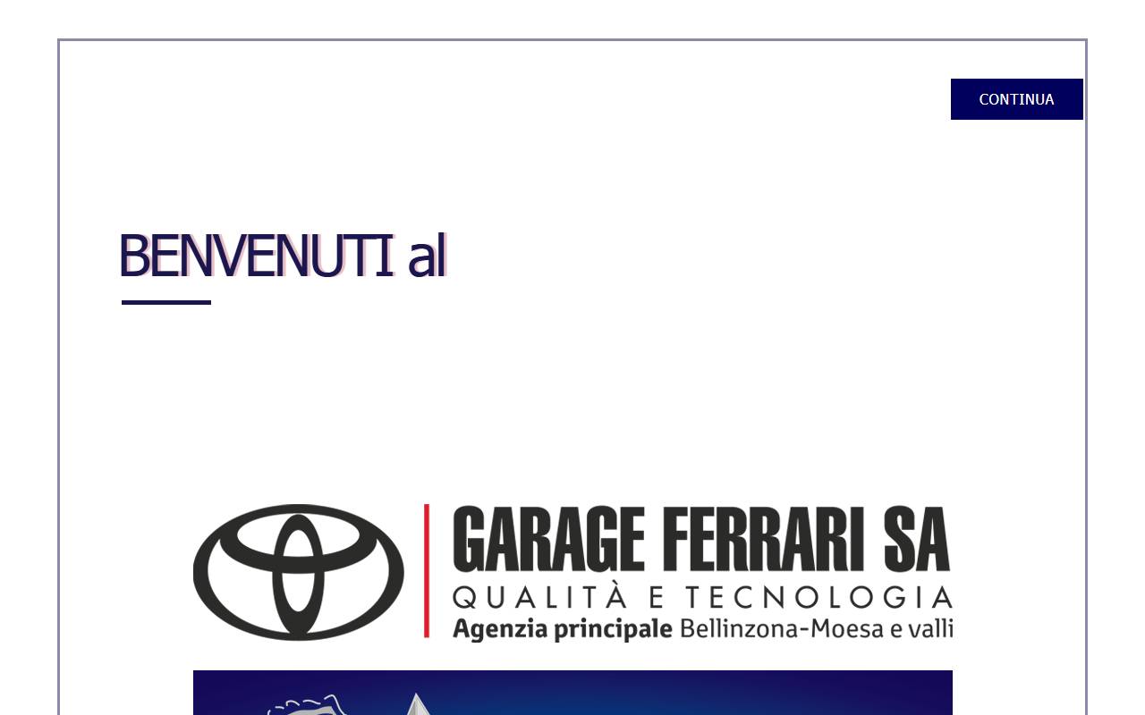 Anteprima del sito: Garage Ferrari SA