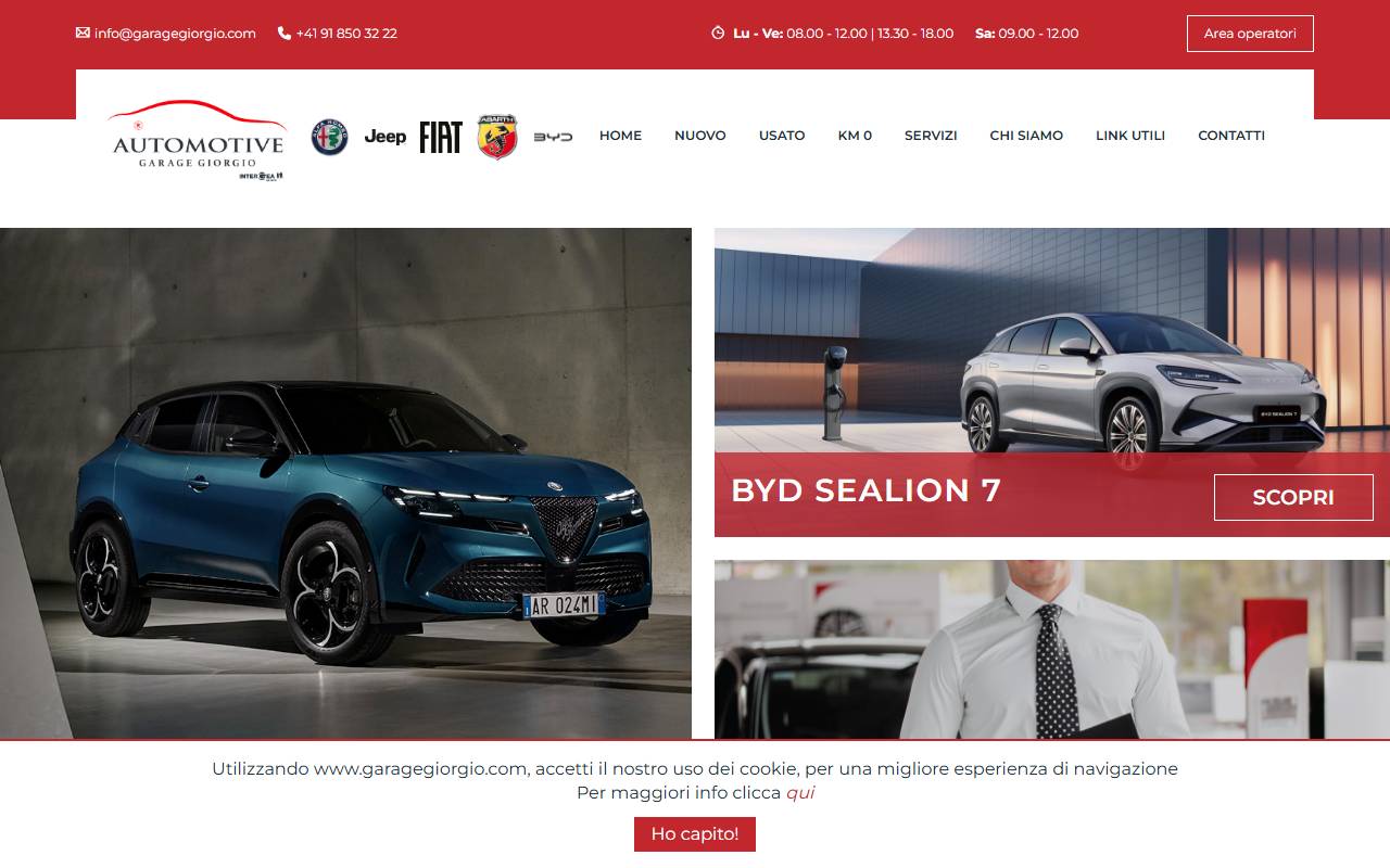 Anteprima del sito: Nuova Garage Giorgio SA