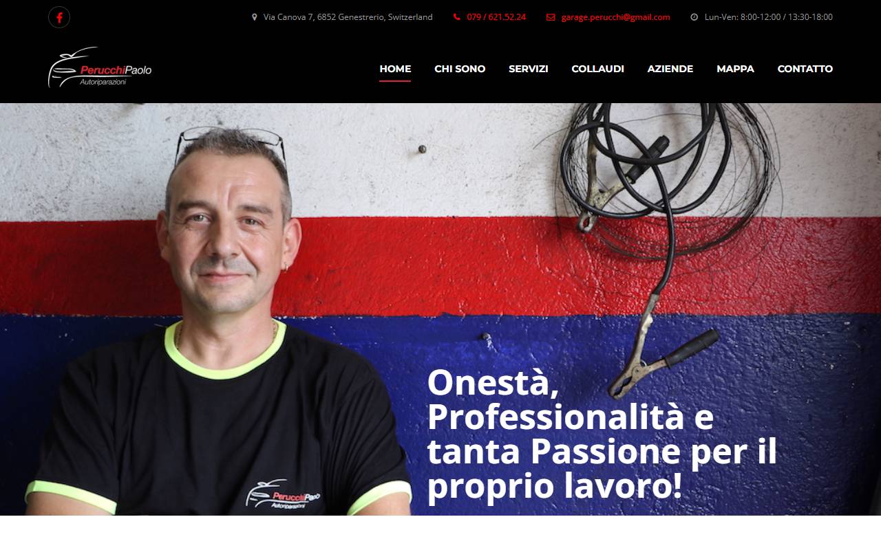 Anteprima del sito: Perucchi Paolo-Autoriparazioni