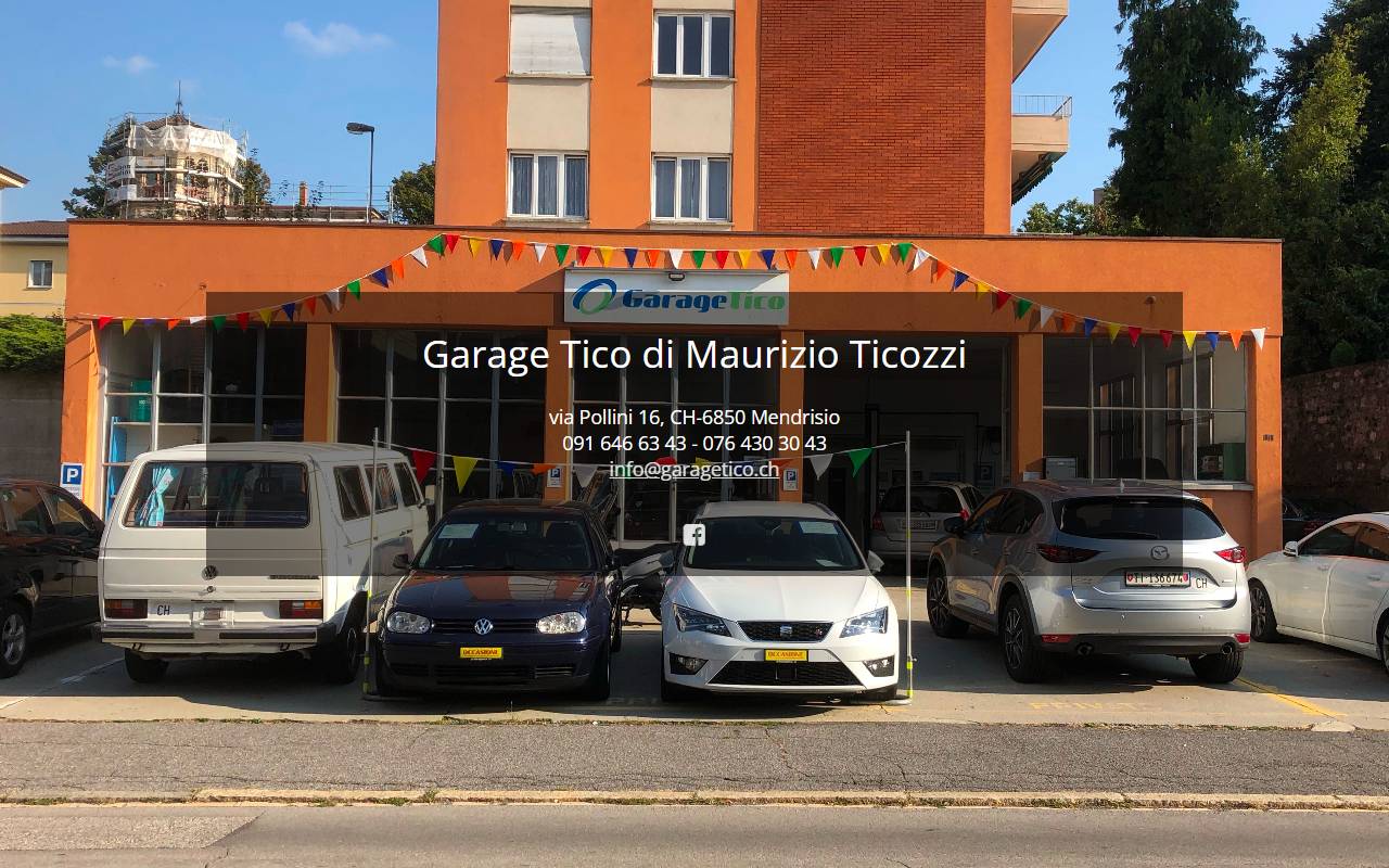 Anteprima del sito: Garage Tico di Maurizio Ticozzi