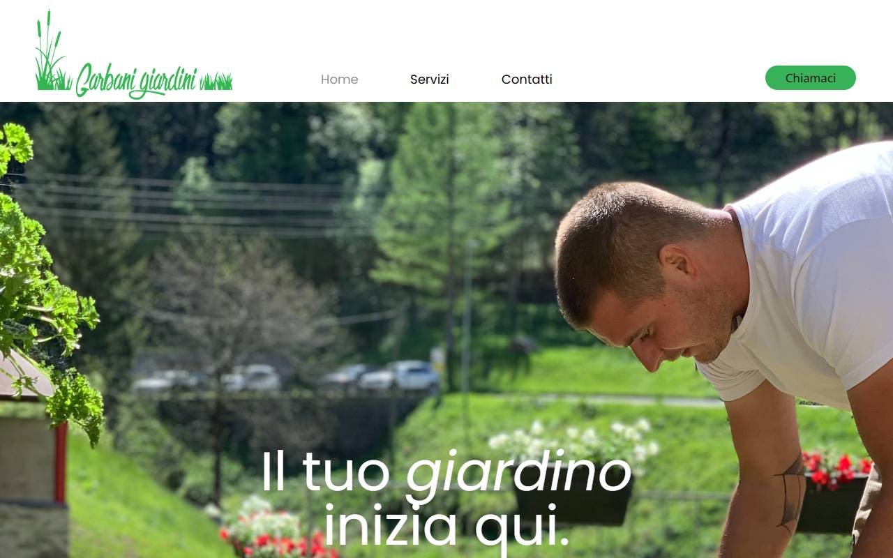 Anteprima del sito: Garbani Giardini