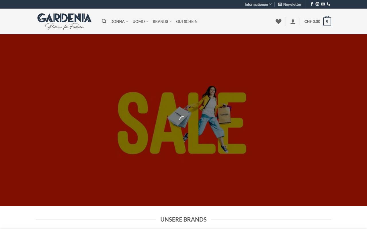 Anteprima del sito: Gardenia Group SA