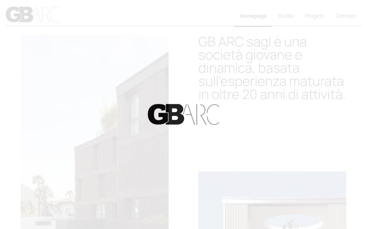 Anteprima del sito: GB ARC Sagl