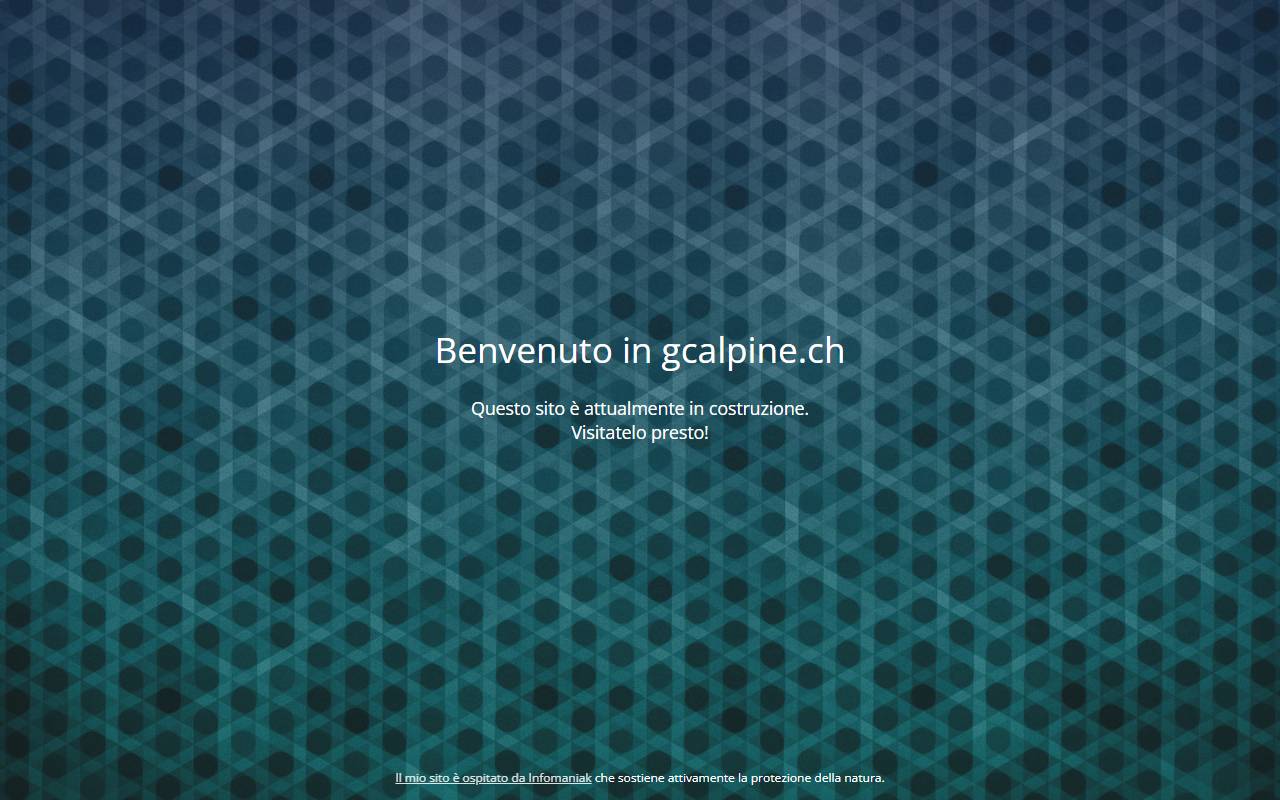 Anteprima del sito: GCAlpine Sagl