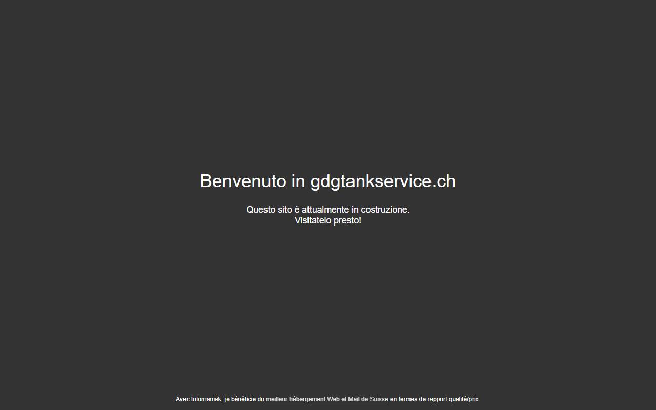 Anteprima del sito: GDG Tankservice Sagl
