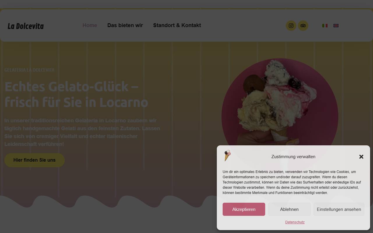 Anteprima del sito: La Dolcevita SA