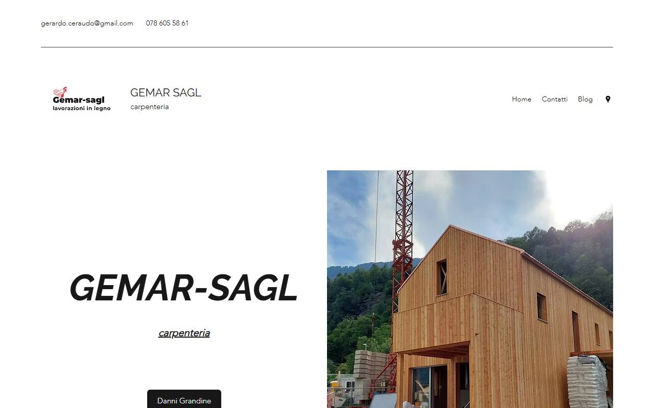 Anteprima del sito: GEMAR Sagl