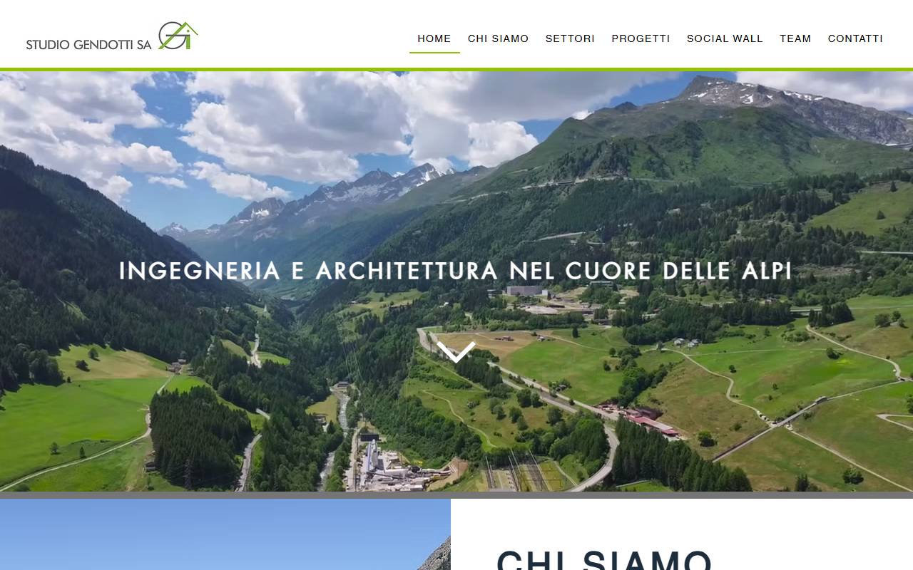 Anteprima del sito: Studio Gendotti SA