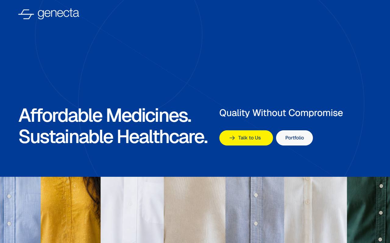 Anteprima del sito: Genecta Pharmaceuticals Sagl