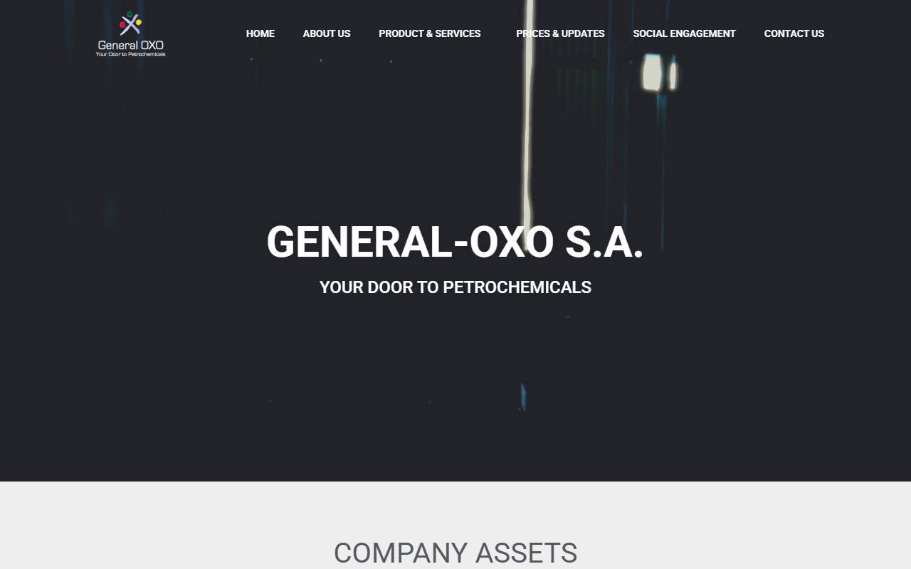 Anteprima del sito: General-Oxo SA