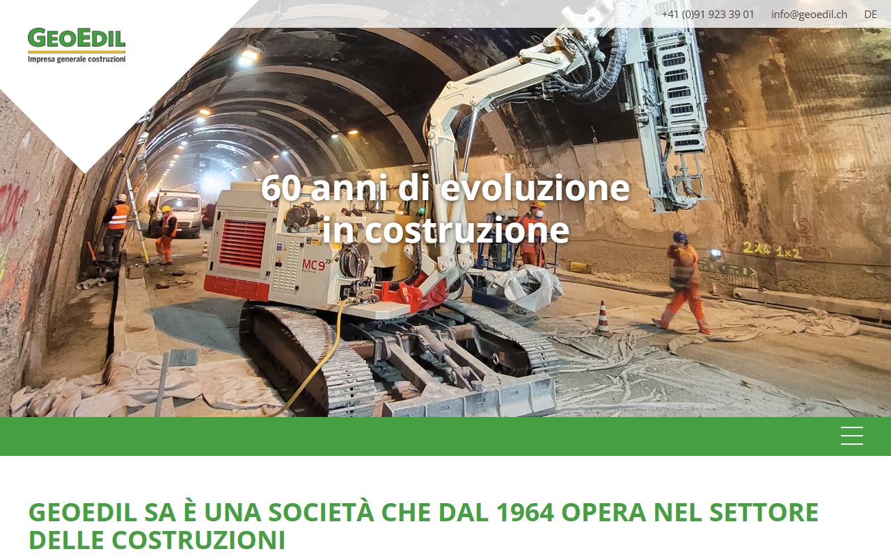 Anteprima del sito: Geo-Edil SA