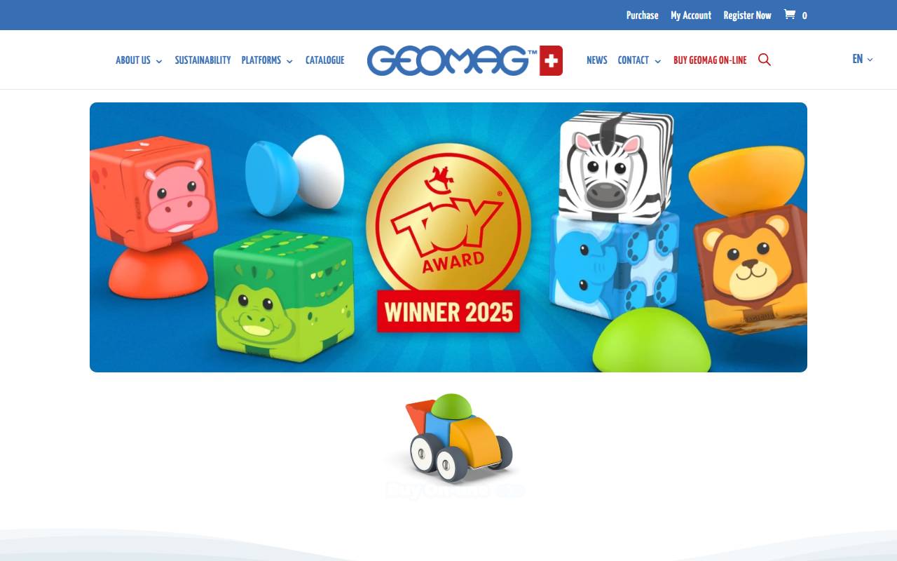 Anteprima del sito: Geomagworld SA