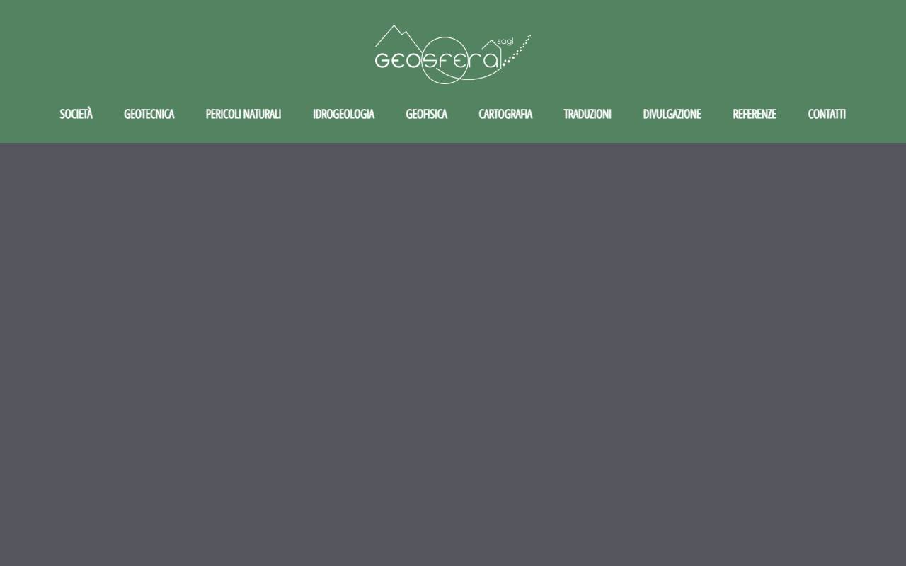 Anteprima del sito: GEOSFERA Sagl