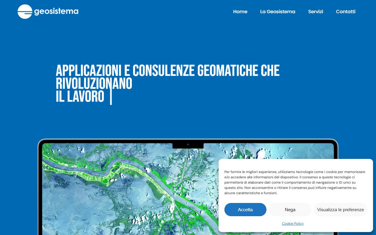 Anteprima del sito: GEOSISTEMA SA
