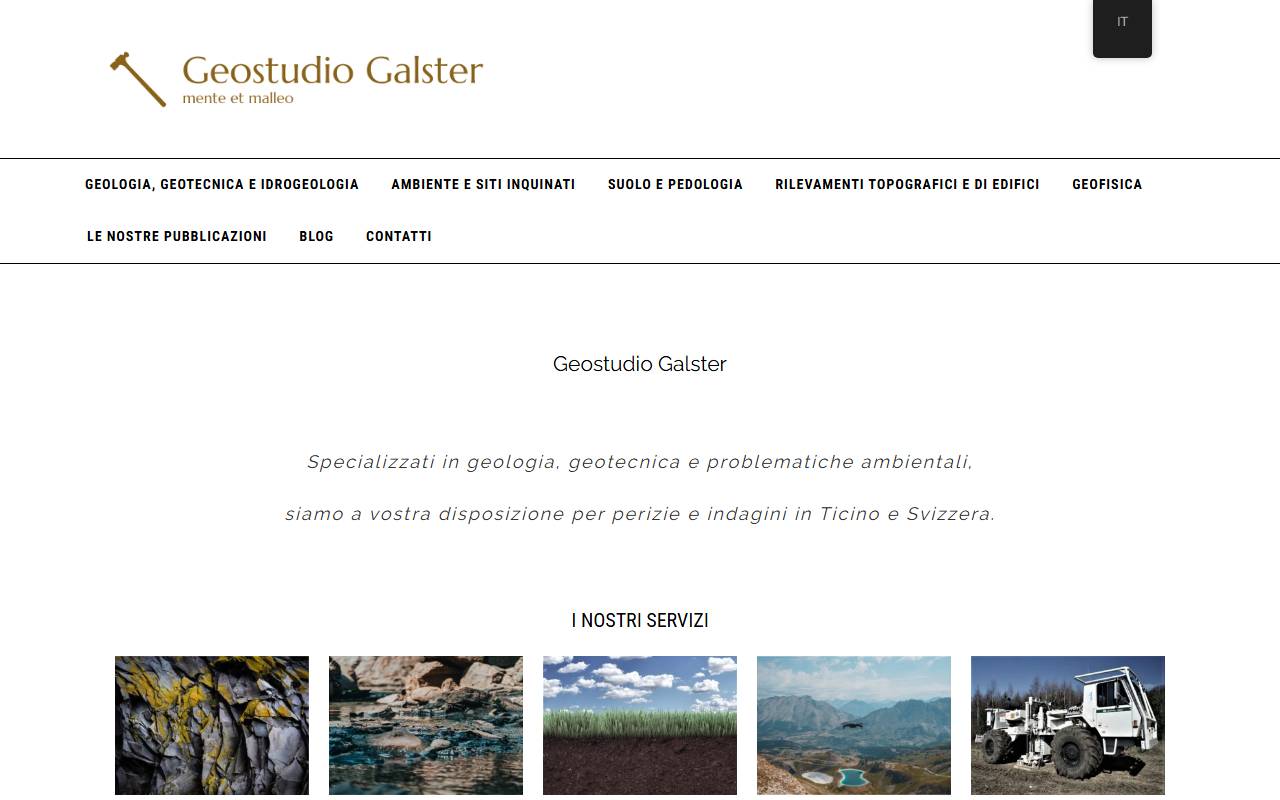 Anteprima del sito: Geostudio Galster