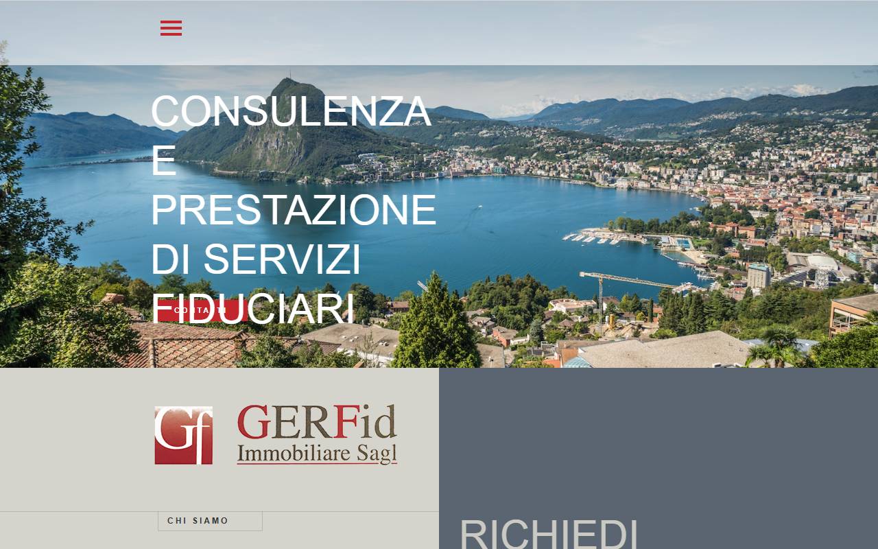 Anteprima del sito: GERFid Immobiliare Sagl