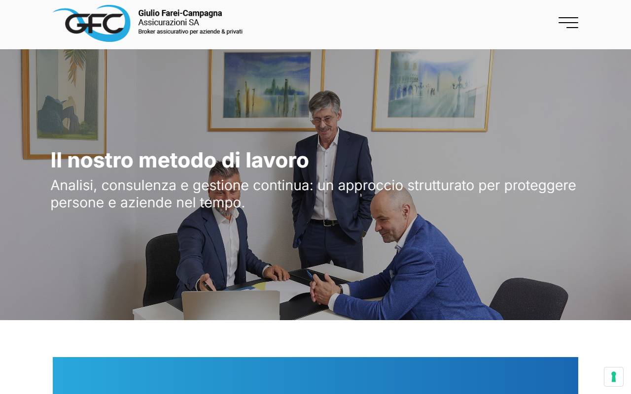 Anteprima del sito: Giulio Farei-Campagna Assicurazioni SA