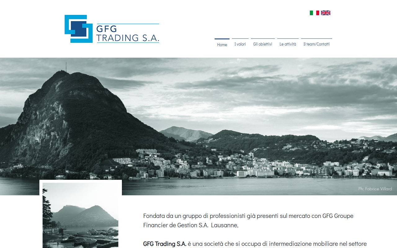 Anteprima del sito: GFG TRADING SA