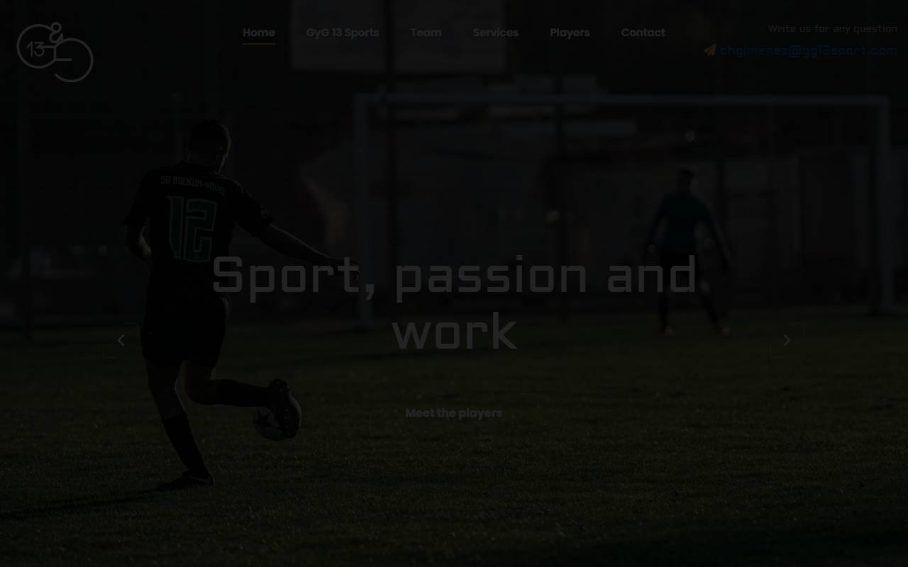 Anteprima del sito: G&G 13 SPORT AG